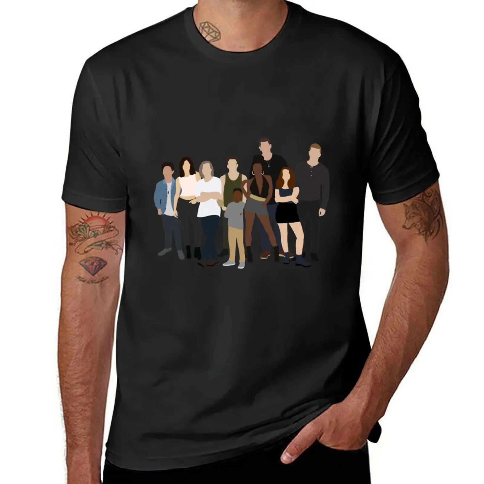 Gallagher Family 1 T-Shirt boys whites blacks plain mens t shirt graphic