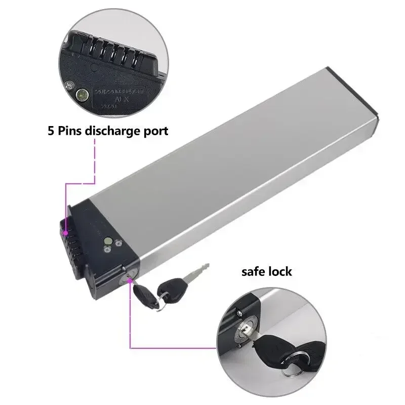 Ebike with 48V 20Ah/12Ah Built - in Battery for Samebike (LO26, R5s, etc.) - 750W 18650 Cells Deliver Exceptional Power