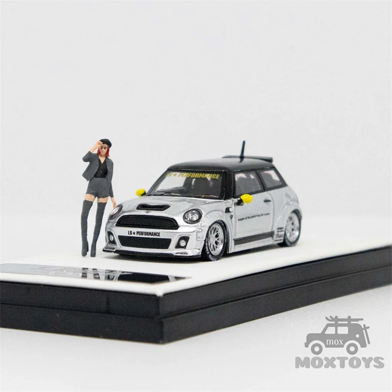 TIME MICRO 1:64 LBWK-MINI نموذج سيارة دييكاست فضية كهربائية