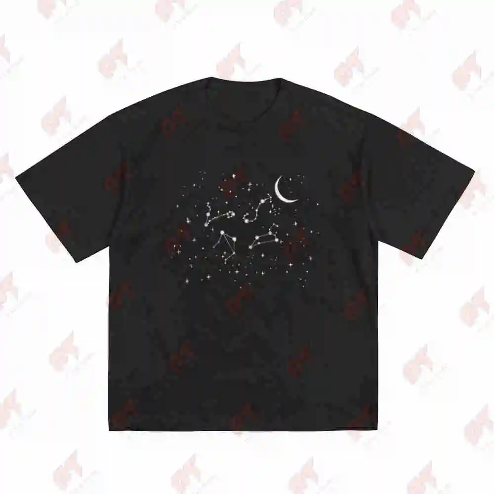 Stargazing Constellation Astronomy Short Sleeve Tee 100% Cotton T-Shirt