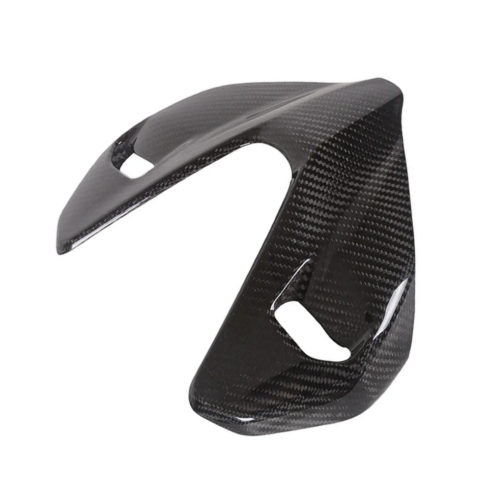 دراجة نارية ترقية ألياف الكربون الأسود مدخل هواء هدية لوحة هدية ABS المواد ل دوكاتي ستريتفايتر V4 #1