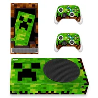 Nueva pegatina de piel de juego, cubierta para consola Xbox Series S y 2 controladores, pegatina de piel delgada de Xbox Series, vinilo
