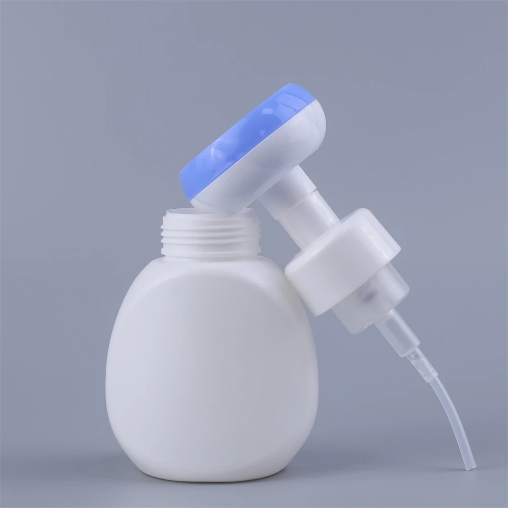 300ml Flower Foam Dispenser Mousse Foam Press Pump Hand Household Sanitizer Foaming Bottle Portable Refillable Sparkling Bottle