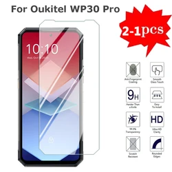 2-1Pcs Tempered Glass For Oukitel WP30 Pro Screen Protector Protective Glass on Cristal Templado Oukitel WP26 wp 30 26 Pelicual