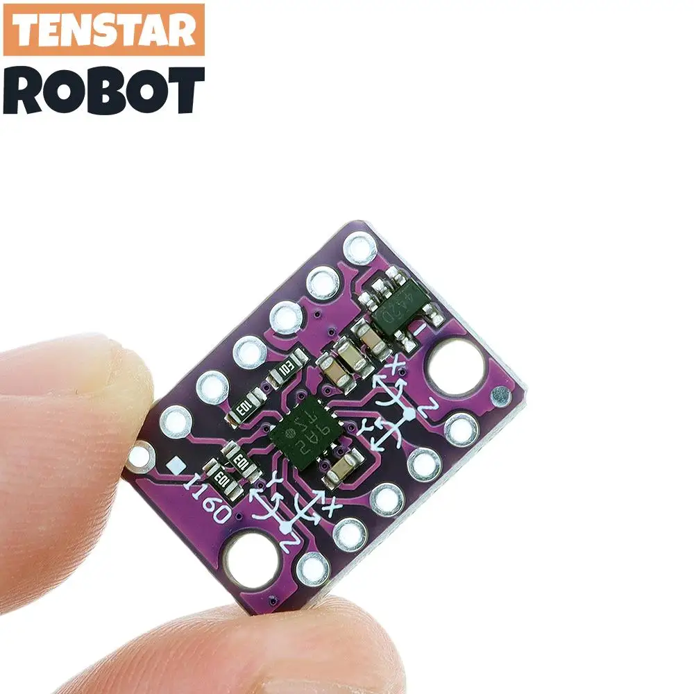 TENSTAR 2 szt. BMI160 6DOF 6-osiowy żyroskop z akcelerometrem grawitacyjnym Moduł czujnika IIC I2C SPI BMI160