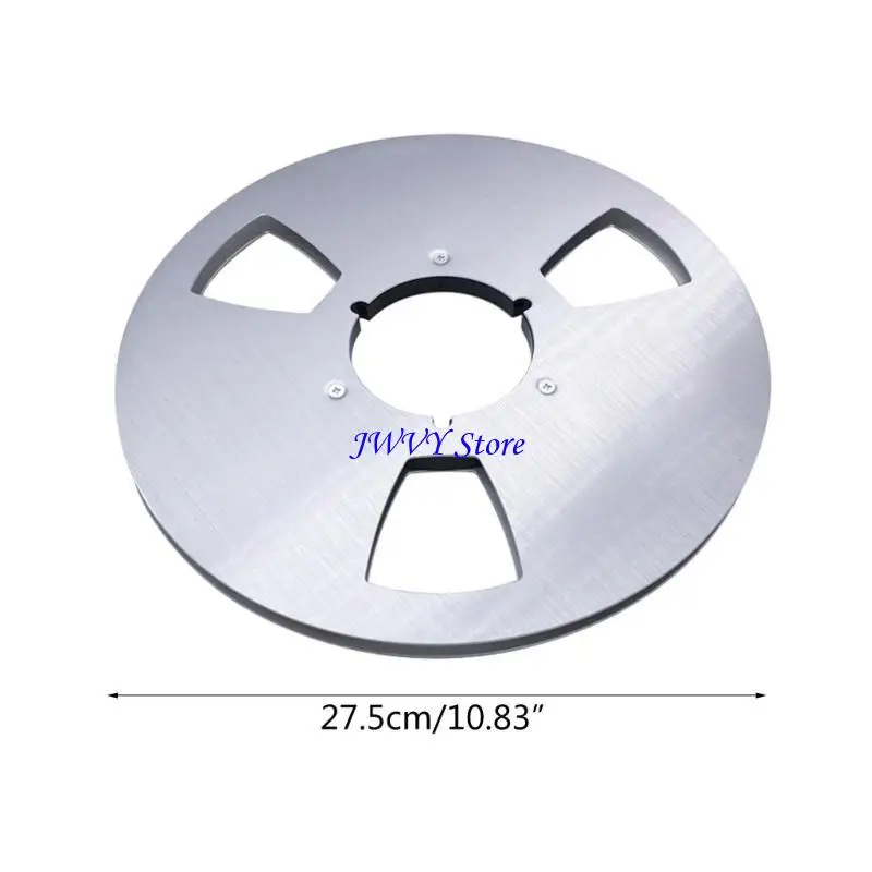 573a Metal Takeup Reel Opening Machine Parts 3 Hole 1/4 10 inch lege voor om een ​​tape -recorder te ringen