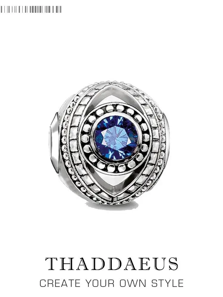 Nowa gorąca sprzedaż Nazar's Eye Europe Beads 925 Sterling Silver DIY Charm dla kobiet mężczyzn biżuteria — zdjęcie 2