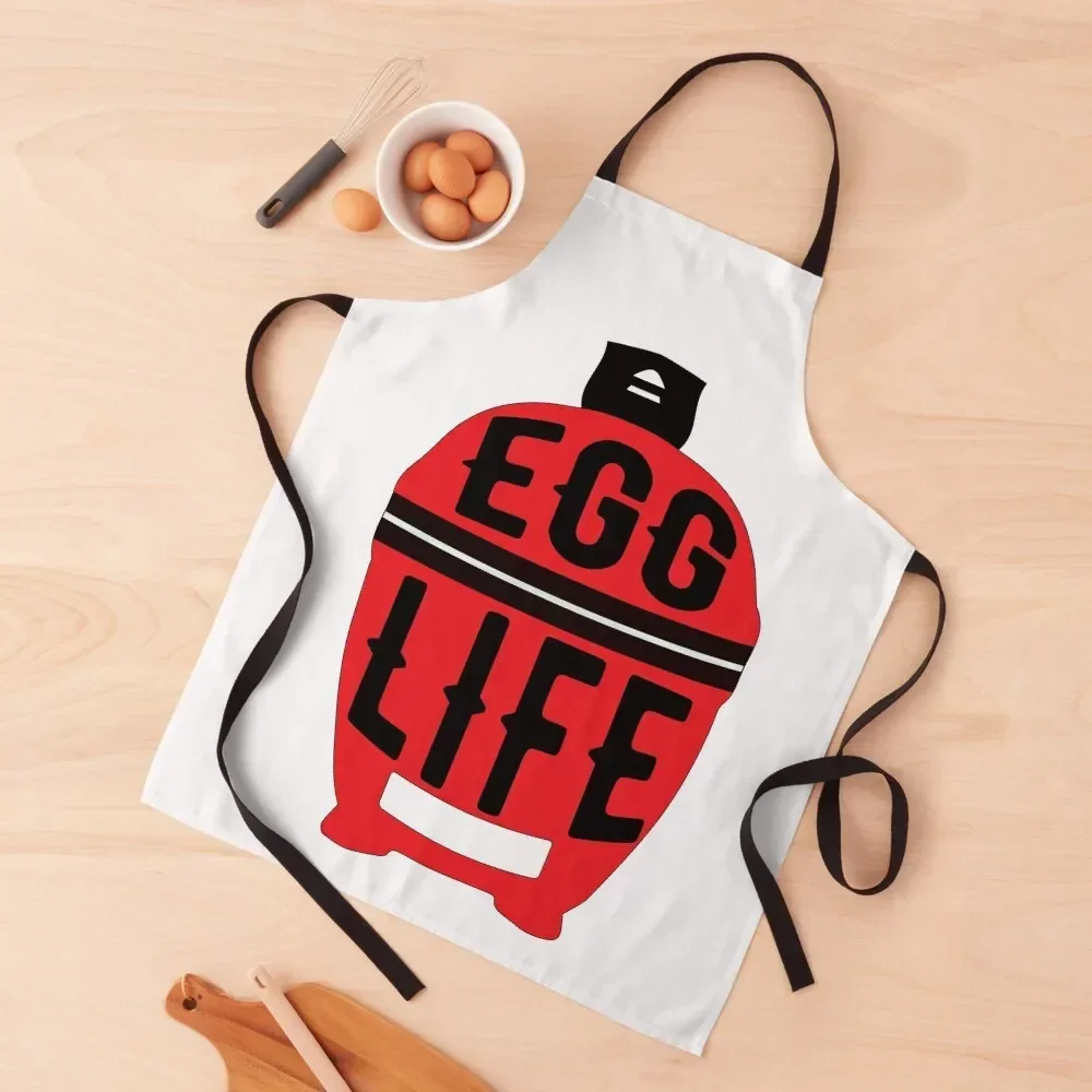 

Egg Life Kamado BBQ Fathers Day Gift Apron japanese woman Kitchen Tools Accessories Novelties Kitchen And Home Apron