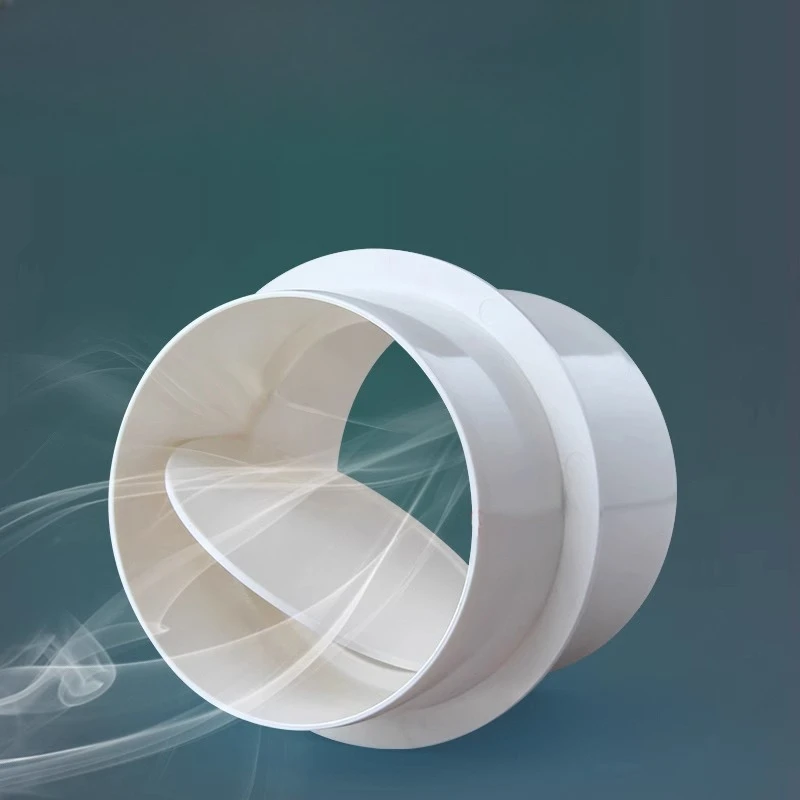 Draft Blocker Damper Ventilation Check Valve Draught Back Shutter for Inline Ducting Kitchen Home Ventilation Grill