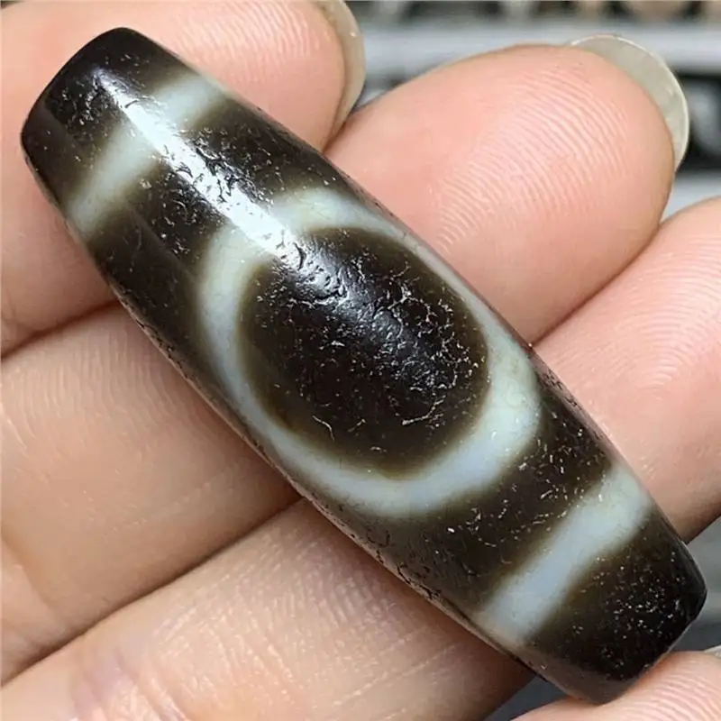 Thing, Picture, Natural Agate, Ancient Method, High Oil, One Glance, World Dzi Pendant Crafts 37.3*12.7mm