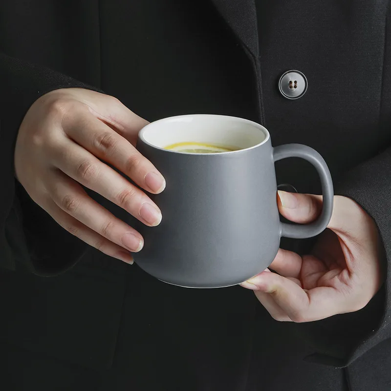 400ml Snoopy Ceramic Mug Cartoon Water Cup Office Coffee Milk Tea Drinkware Home Juice Cup Women Breakfast Mug with Handle Gifts