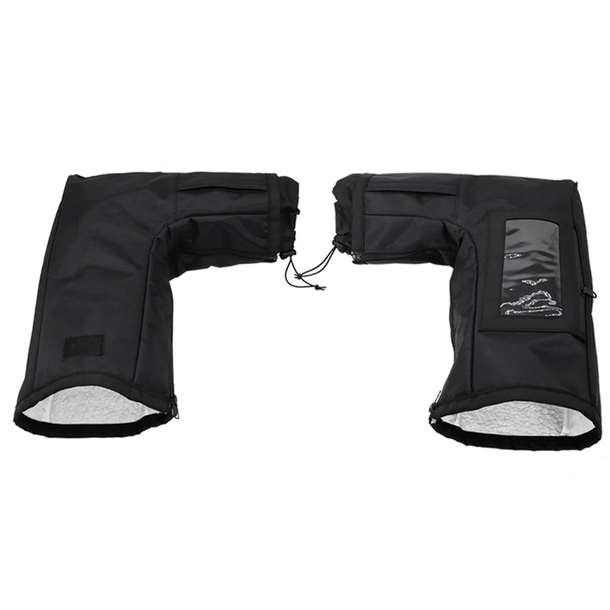 

ATV Gloves Waterproof, Front Wind-Breaking Guard Motorcycle Gloves Snowmobile Handlebar Gloves for Sportsman Scrambler -A74F