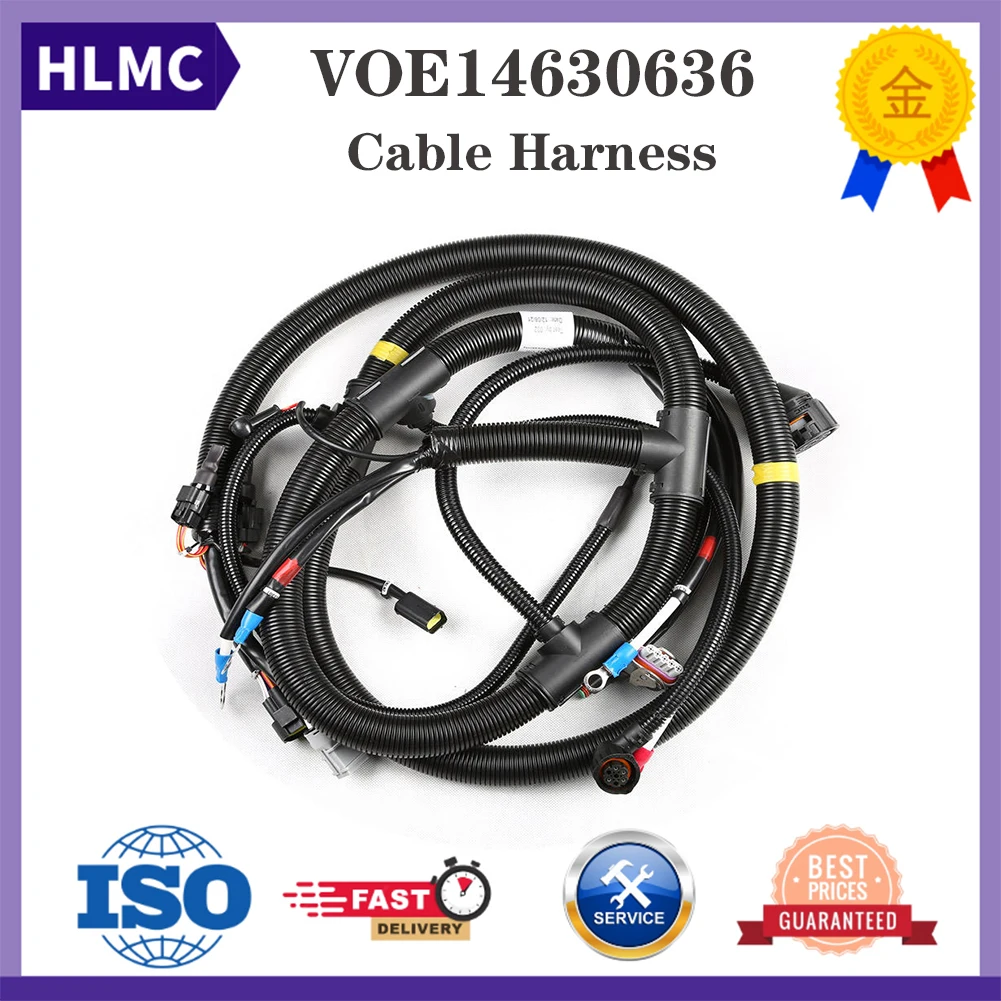 

Excavator Engine Harness VOE14630636 Engine Harness Wire EC360B EC460B Excavator D12D Engine Wire Harness 14630636