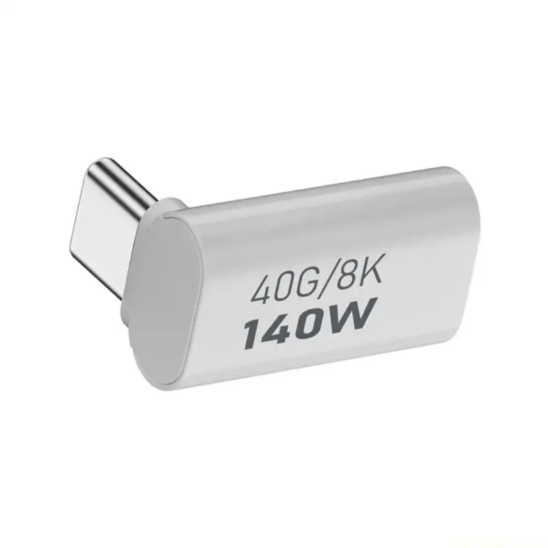 F62C Aluminum Alloy UsbC Type-C Adapter 140W 40G 8K60hz Converter Protects Fast Charging and Data Transfer