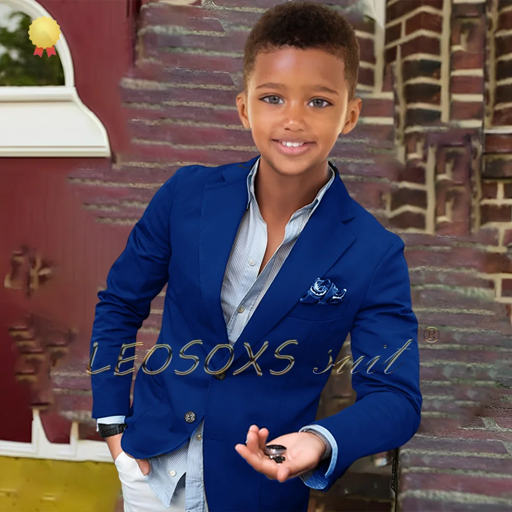 

Custom Kids' Blazer Jacket (Ages 2-16) - Classic Notch Lapel, Slim Fit, Ideal for Formal & Casual Occasions