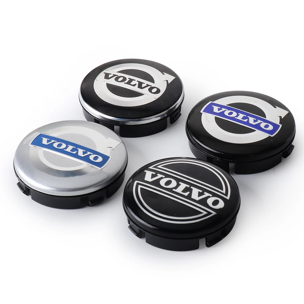 4pcs/set 64mm VOLVO Badge Car Wheel Center Cap For Volvo XC60 V70 S60 XC90 S80 V40 XC70 V50 Rim Hub Cover Decorate Accessories