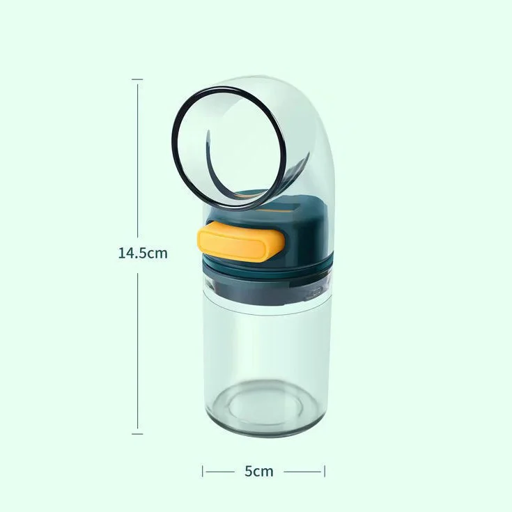 Quantitative Salt Dispenser Control Seasoning Jar Household Kitchen Condiment Bottle Salt Shaker view 3