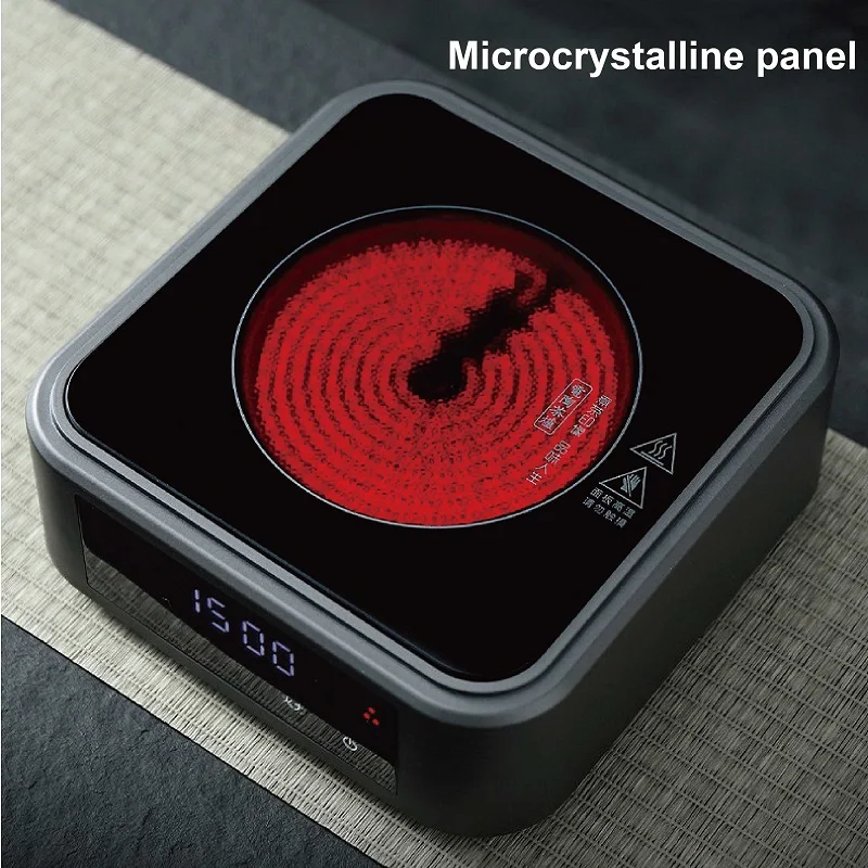 1500 واط الكهربائية موقد سيراميك توقيت القهوة الكهربائية لوح تسخين 9 والعتاد مكتب ماكينة صنع الشاي الذكية موقد الشاي السيارات الدفء