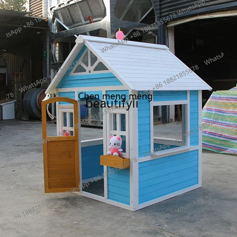 D178  Cabin, Custom Preservative Wood Cabin Outdoor Children, Playroom Mobile