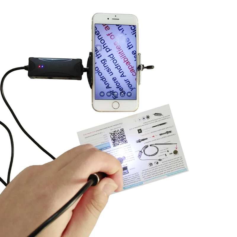 5.5mm 3in1 WIFI Earpick Endoscopio HD Earscope Cleaner per Android ISO PC Otoscopio per rimozione cerume