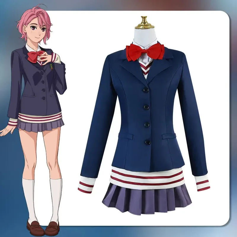 

Hiratori Aira Cosplay Costume Dandadan Carnival Uniform Anime Halloween Costumes Women Game Character Outfits