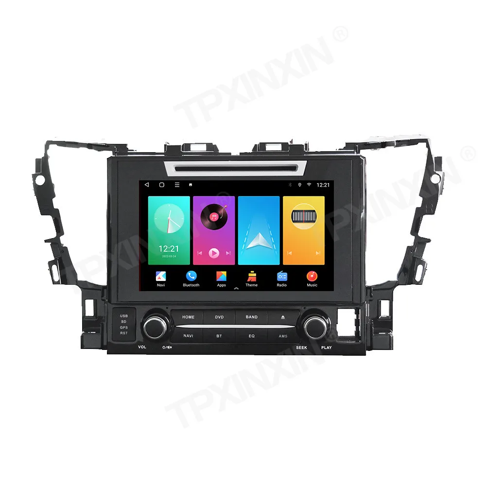 QLED Android 12.0 DVD do carro para Toyota Vellfire Alphard, Auto LTE Carplay, GPS, WiFi, Bluetooth, Rádio RDS, 8G, 128G