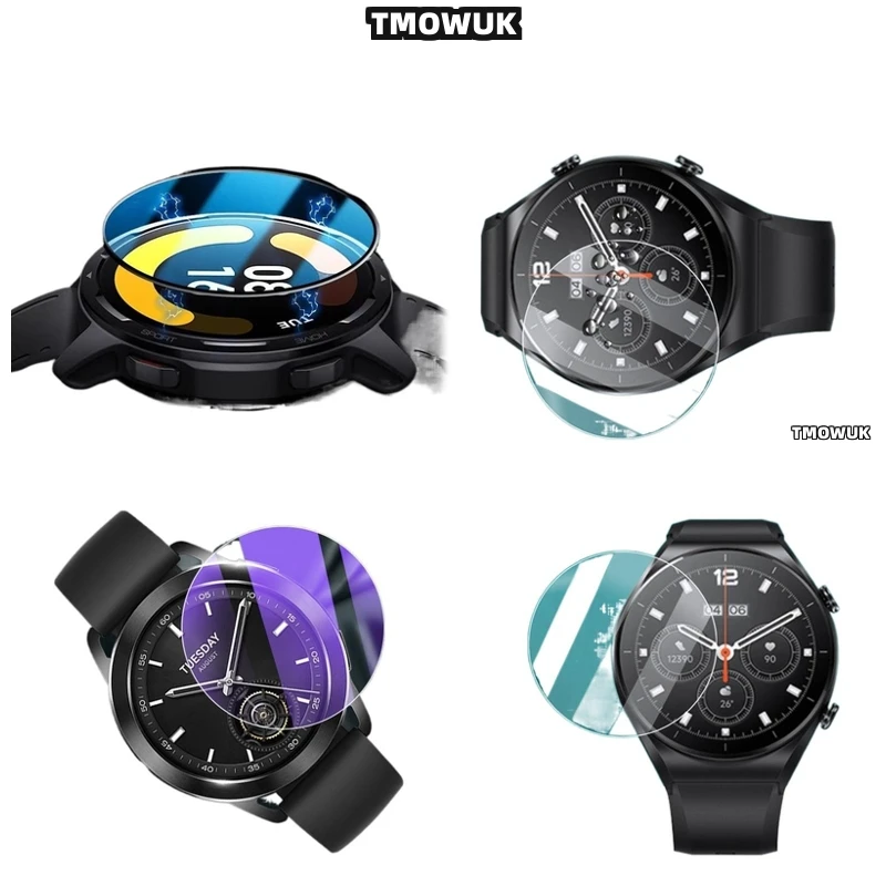 

For Xiaomi Watch S1 S3 Pro S4 Sport Easy-Install Tempered Glass Screen Protector Ultra-Thin 9H Hardness