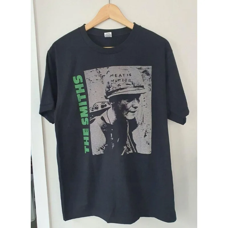 Retro Smith Band T-shirt: Retro Band T-shirt Summer New Unisex Casual Cotton T-shirt
