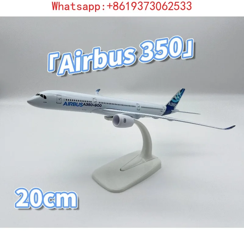 

Airbus A350 XWB Blue Prototype Painted, Zinc Alloy Solid Exquisite Aircraft Model with Landing Gear