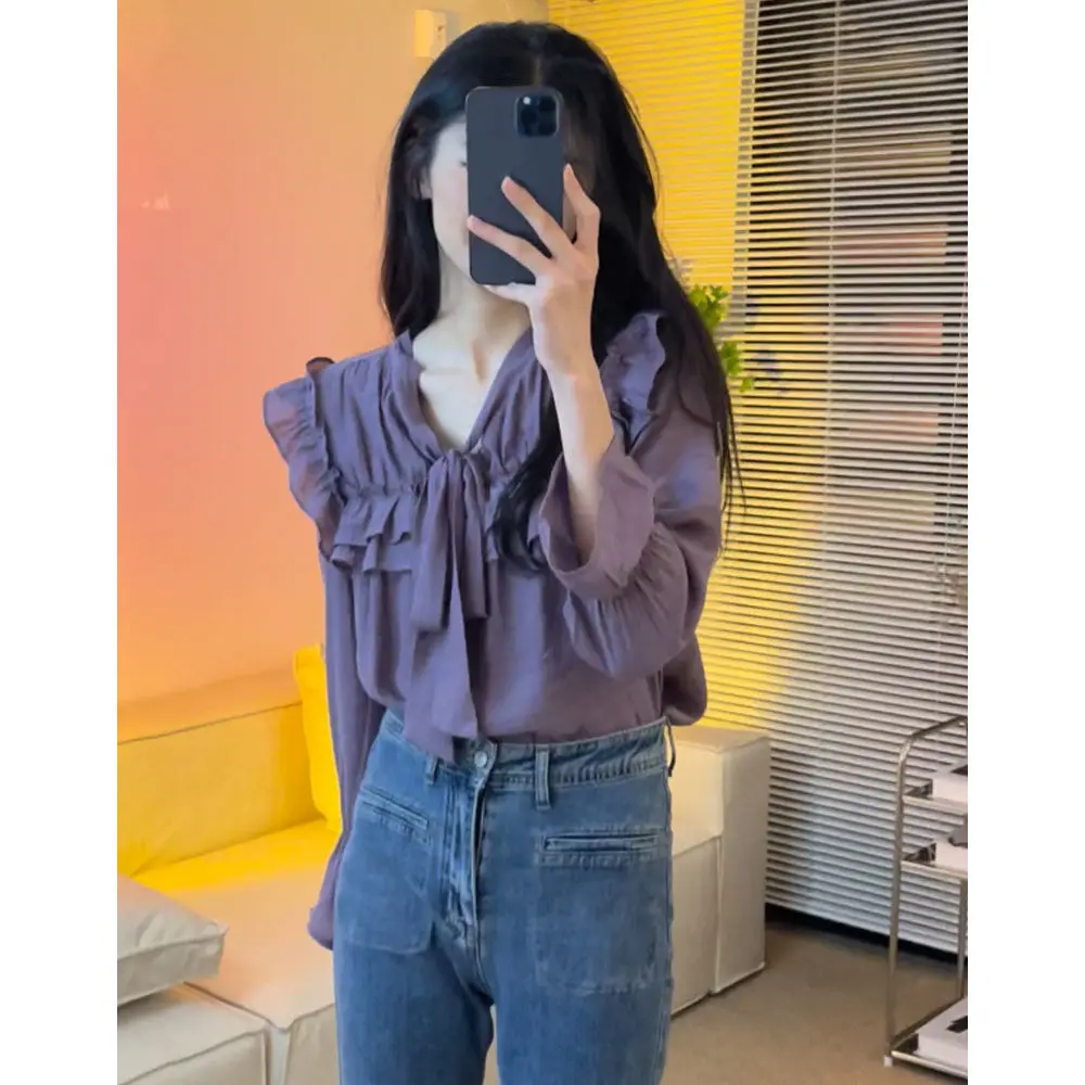 

Long Sleeve Shirts Womens Cotton Plaid Button Down Tops Relaxed Fit Breathable Workout Casual Style Spring Comfortable Daily