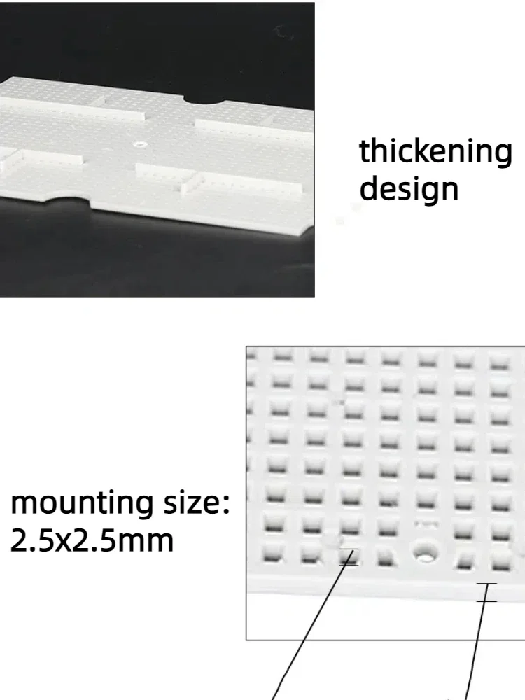 Base Board For F Series Electrical Waterproof Junction Box One Piece Mounting Plate For Distribution Switch Case ABS Plastic