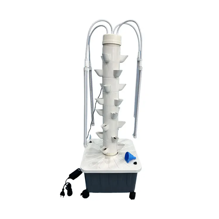 3P8 Space Tree Hydroponic Tower Maker Vertical Petal Hydroponic Tower Growing Systems for Vegetables