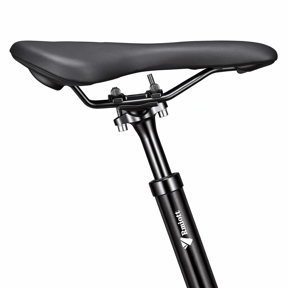 MTB Gefederte Sattelstütze 28,6/30,4/30,9mm Verstellbare Stoßdämpfende Fahrradsattelstütze für Mountainbikes – Detail 10