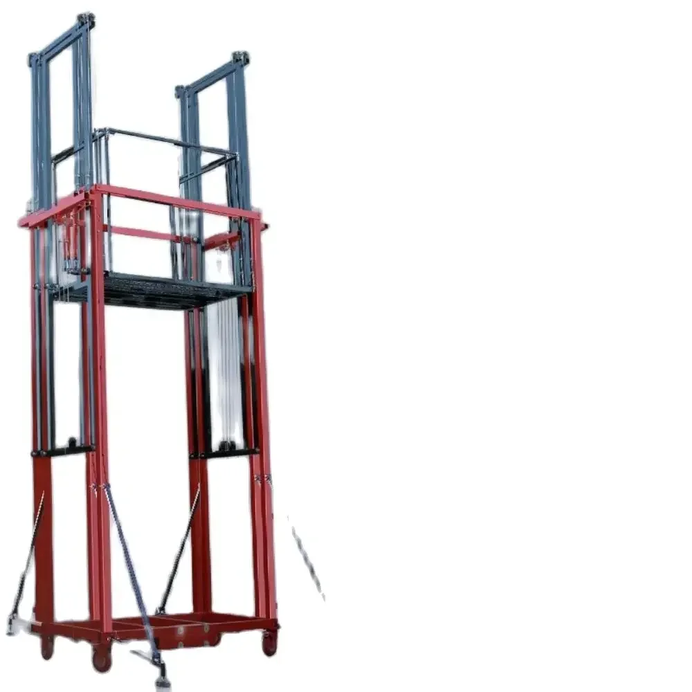 FOR Electric scaffolding lift remote control hoist folding home decoration site small automatic lifting platform