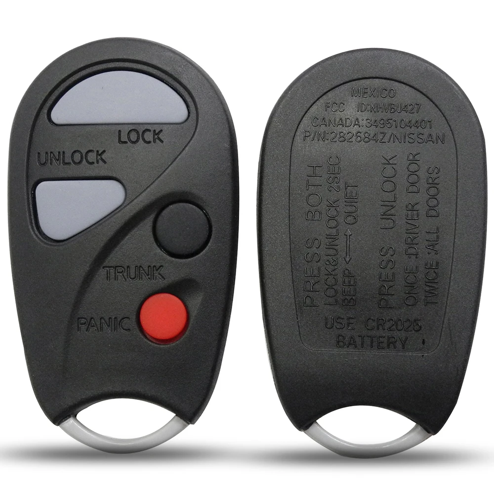 jingyuqin Free Shipping Blank Car Key Shell Styling Cover Case For Nissan Sunny Remote Shell 3+1 Buttons 4 Buttons