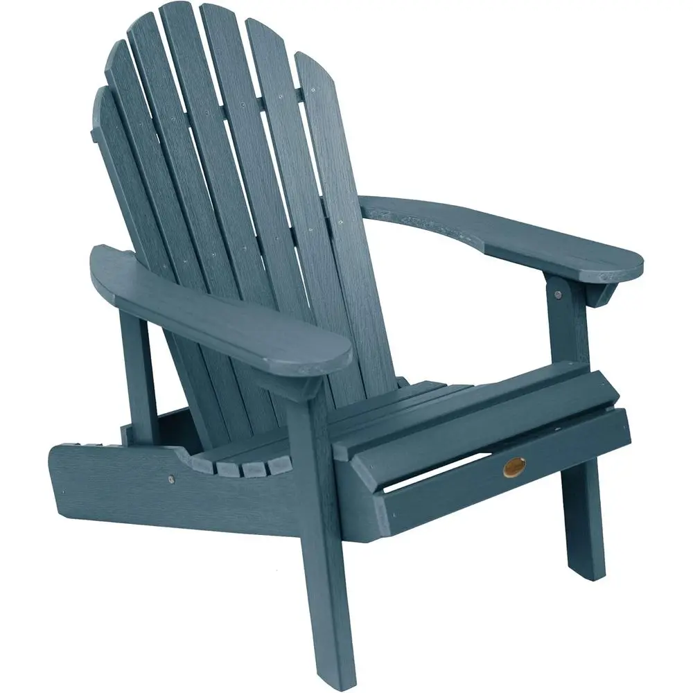 Vintage-Style Reclining Adirondack Chair, Adult Size, Nantucket Blue