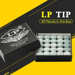 LP Snooker Cue Tip 10/10.5mm 50 Pcs Billiards Tips Black Eight Billiard Supplies Billiards Accessories  Tip