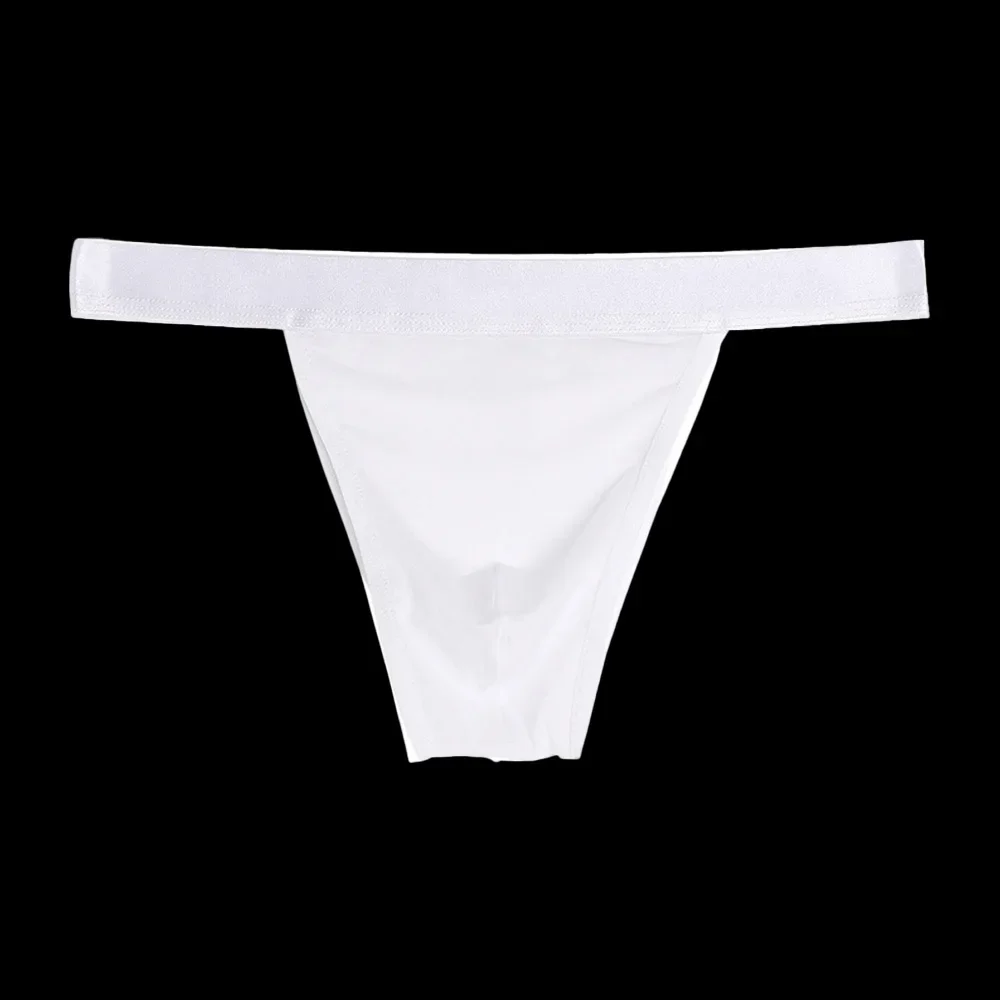 Hot Sale 2022 Panties Male U Convex Underwear Middle Waist Sexy String Briefs Thin Transparent Cool Gays Clothes