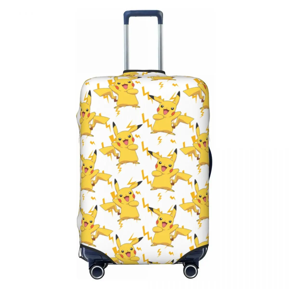 Personalizado Pokemon Pikachu Bagagem Capa, Engraçado Suitcase Protector, Cobre Terno para 18-32"