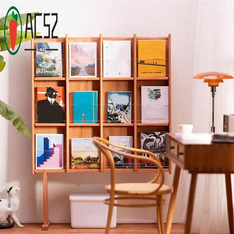 

AC52-1/6 Scale Miniature Dollhouse Bookrack Newspaper Stand Furniture For Barbies,Blyth,BJD Dollhouse Accessories