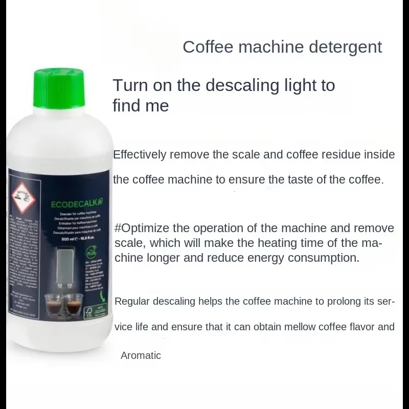 For DeLonghi Coffee Machine Descaling Agent, Descaling Solution, 5 Times of Volumetric Cleaning Solution