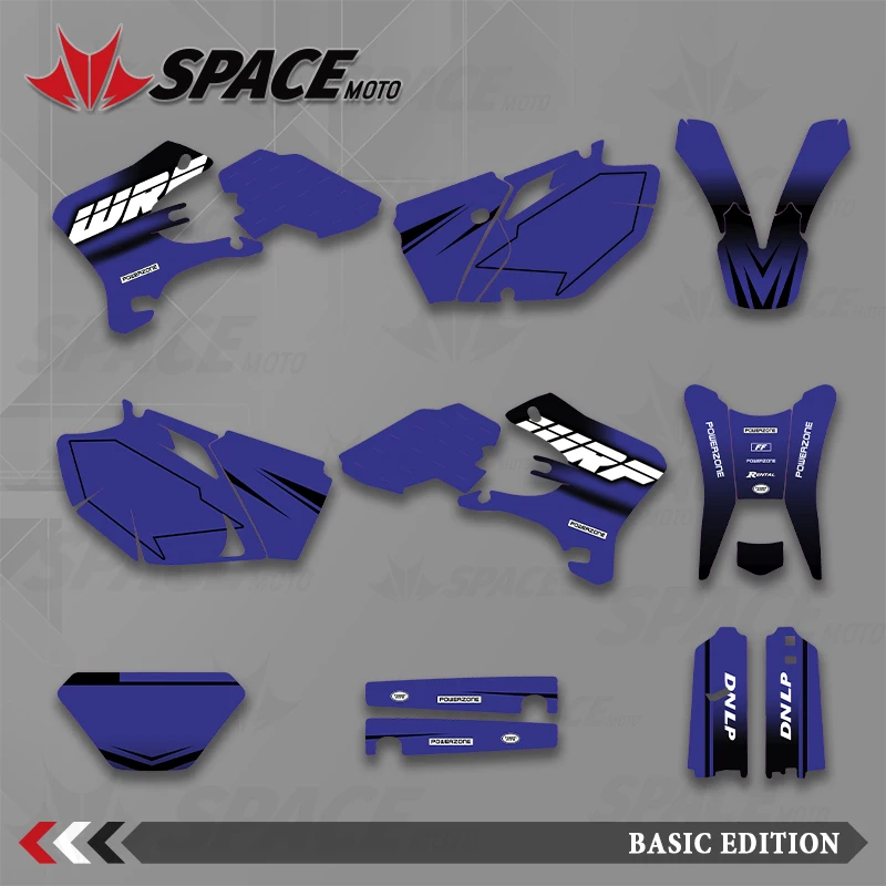 

SPACE MOTO графический фон наклейки наклейки мотоцикл для YAMAHA 03-04 05-06 WRF 250 450