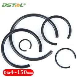 DIN7993 Round Wire Snap Rings Diameter 4-150mm For Hole/Shaft Wire Retaining Stop Ring 70 Manganese Steel Snap Ring Circlip