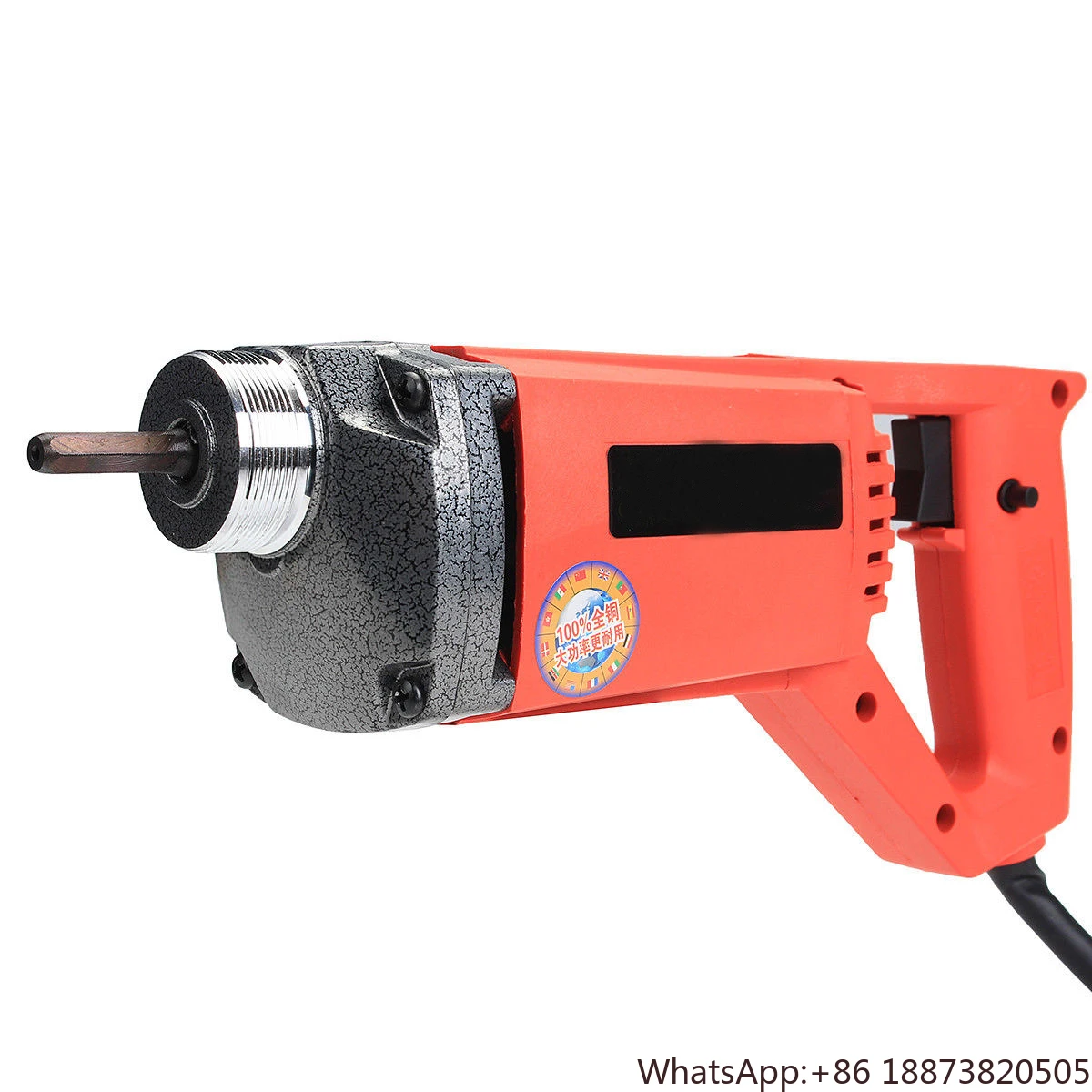 

Handheld Concrete Vibrator: ZID-35 800W, 2.3kg with Concrete Poker