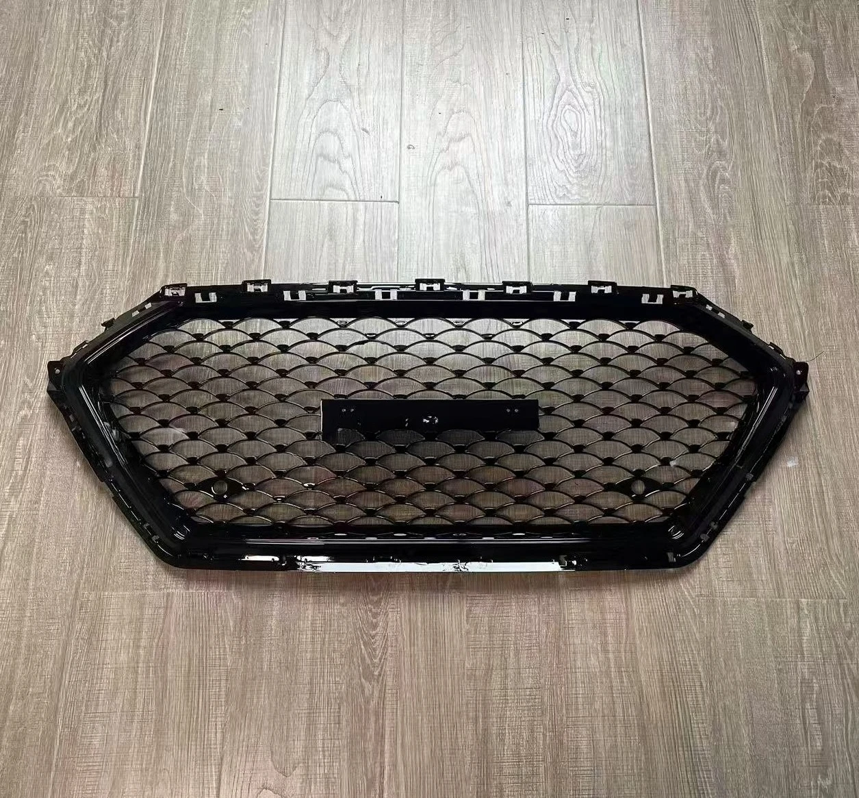 

Suitable for modern special middle grid modification bumper decorative bright strip front middle grid intake grille