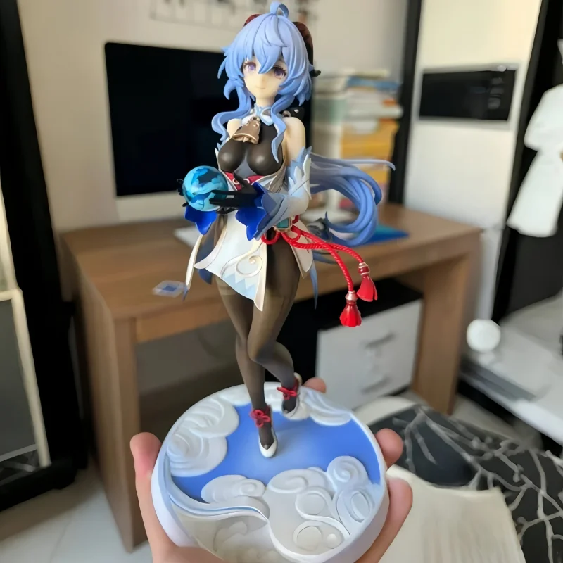 Hot Genshin Impact Anime Figure Ganyu Plenilune Gaze Pvc Action Figure Cute Anime Figure Model Doll Toys Children Gift Toys Sexy