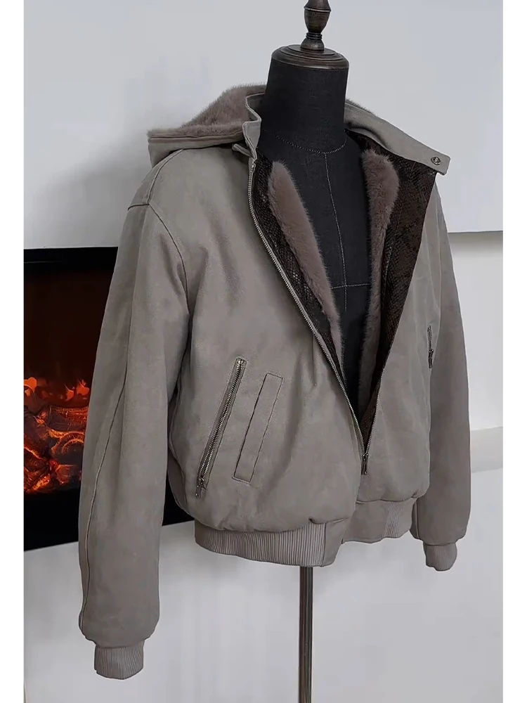 

Ретро американский змеиный год, ограниченная серия, джет, хлопковое пальто, мужская зимняя съемная кепка Fce Lined Mountain Eagle