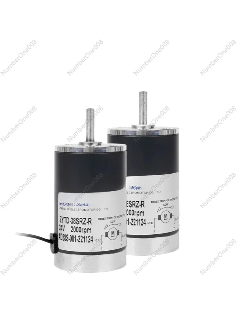 ZYTD-38SRZ Brushed High-speed Motor Forward and Reverse 24v Miniature Adjustable Speed DC Motor 12V