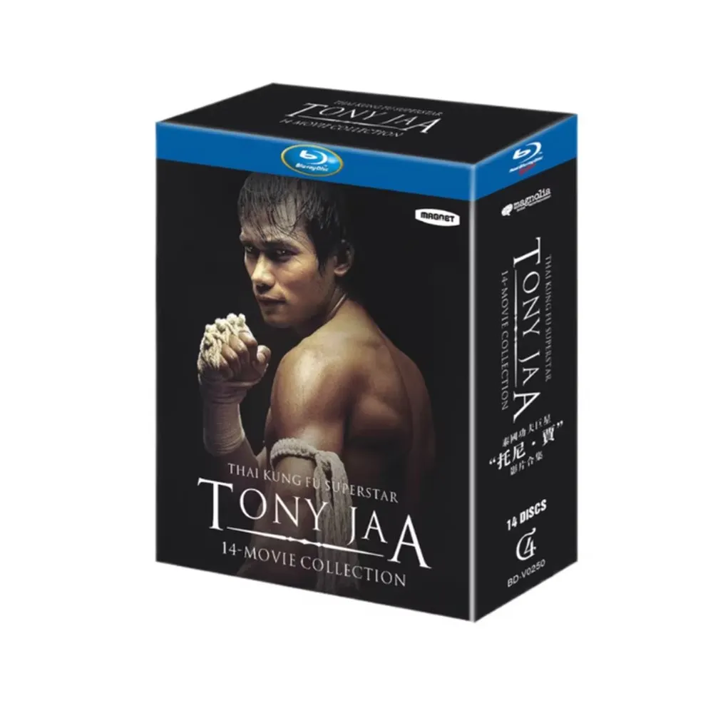 Blu-ray BD High-Definition Movie Collection Featuring Thai Martial Arts Star Tony Jaa – 14-Disc Set