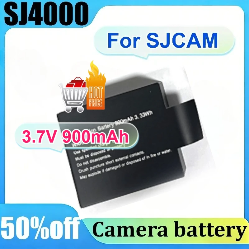 

For SJCAM SJ4000 WiFi Sport Action Camera DV 3.7V 900mAh Rechargeable Li-ion Battery